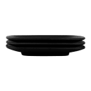 Elite Global Solutions 5 5/8" Square Melamine Dessert Plate, Black (JW5006-B) thumbnail 7