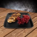 Elite Global Solutions 12" Square Zen Tray - Melamine, Black (JW5212-B) thumbnail 6
