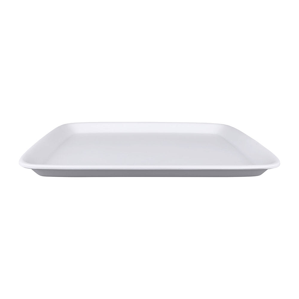 Elite Global Solutions 12" Square Zen Tray - Melamine, White (JW5212-W)