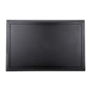 Elite Global Solutions 15 3/4" x 10 1/4" Rectangular Zen Tray - Melamine, Black (JW5216-B) thumbnail 4