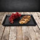 Elite Global Solutions 15 3/4" x 10 1/4" Rectangular Zen Tray - Melamine, Black (JW5216-B) thumbnail 6