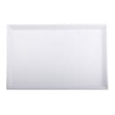 Elite Global Solutions 15 3/4" x 10 1/4" Rectangular Zen Tray - Melamine, White (JW5216-W) thumbnail 2