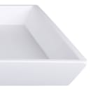 Elite Global Solutions 15 3/4" x 10 1/4" Rectangular Zen Tray - Melamine, White (JW5216-W) thumbnail 5