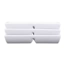Elite Global Solutions 4 oz Melamine 2 Compartment Sauce Bowl - 5 7/8" x 2 7/8", White (JW521-W) thumbnail 7