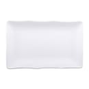 Elite Global Solutions 8 1/4" x 5 1/8" Rectangular Zen Tray - Melamine, White (JW5408-W) thumbnail 2