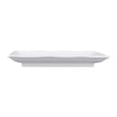 Elite Global Solutions 8 1/4" x 5 1/8" Rectangular Zen Tray - Melamine, White (JW5408-W) thumbnail 3
