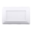 Elite Global Solutions 8 1/4" x 5 1/8" Rectangular Zen Tray - Melamine, White (JW5408-W) thumbnail 4
