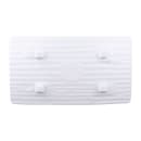 Elite Global Solutions 8 5/8" x 4 3/4" Rectangular Zen Tray - Melamine, White (JW5409-W) thumbnail 4