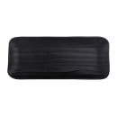Elite Global Solutions 11" x 4 5/8" Rectangular Zen Tray - Melamine, Black (JW5411-B) thumbnail 2