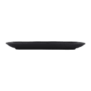Elite Global Solutions 11" x 4 5/8" Rectangular Zen Tray - Melamine, Black (JW5411-B) thumbnail 3