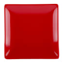 Elite Global Solutions 5" Square Melamine Plate, Black/Red (JW552T-BR) thumbnail 2