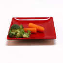 Elite Global Solutions 5" Square Melamine Plate, Black/Red (JW552T-BR) thumbnail 7