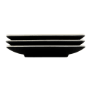 Elite Global Solutions 5" Square Melamine Plate, Ebony/Sand (JW552T-ES) thumbnail 6