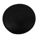 Elite Global Solutions 4 1/4" x 3 7/8" Oval Melamine Plate - Black (JW6003-B) thumbnail 2