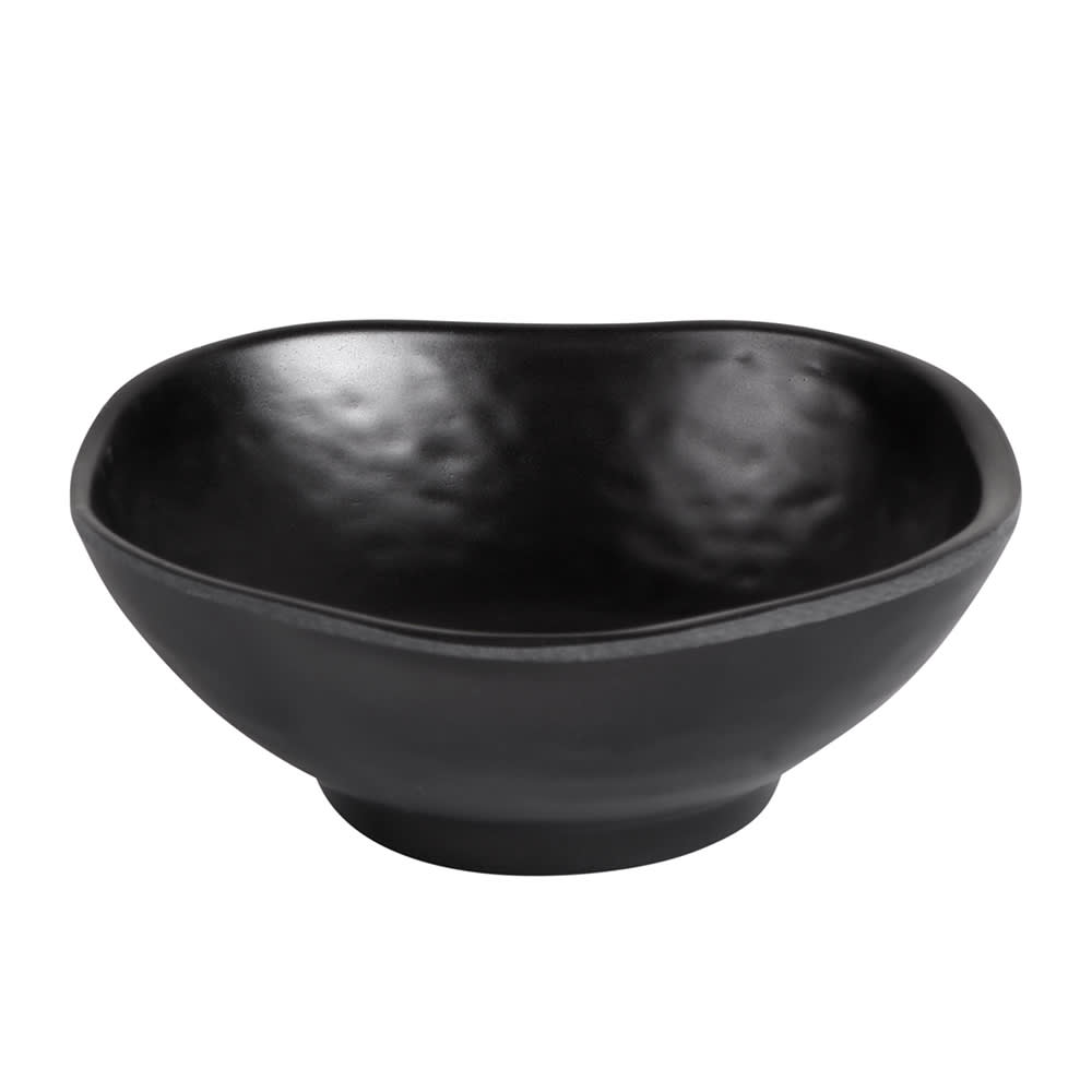 Elite Global Solutions 6 oz Round Melamine Bowl, Black (JW6032-B)
