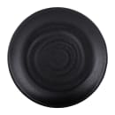Elite Global Solutions 6 1/4" Round Melamine Dessert Plate, Black (JW7006-B) thumbnail 2