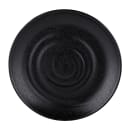 Elite Global Solutions 8 1/2" Round Melamine Salad Plate, Black (JW7008-B) thumbnail 2