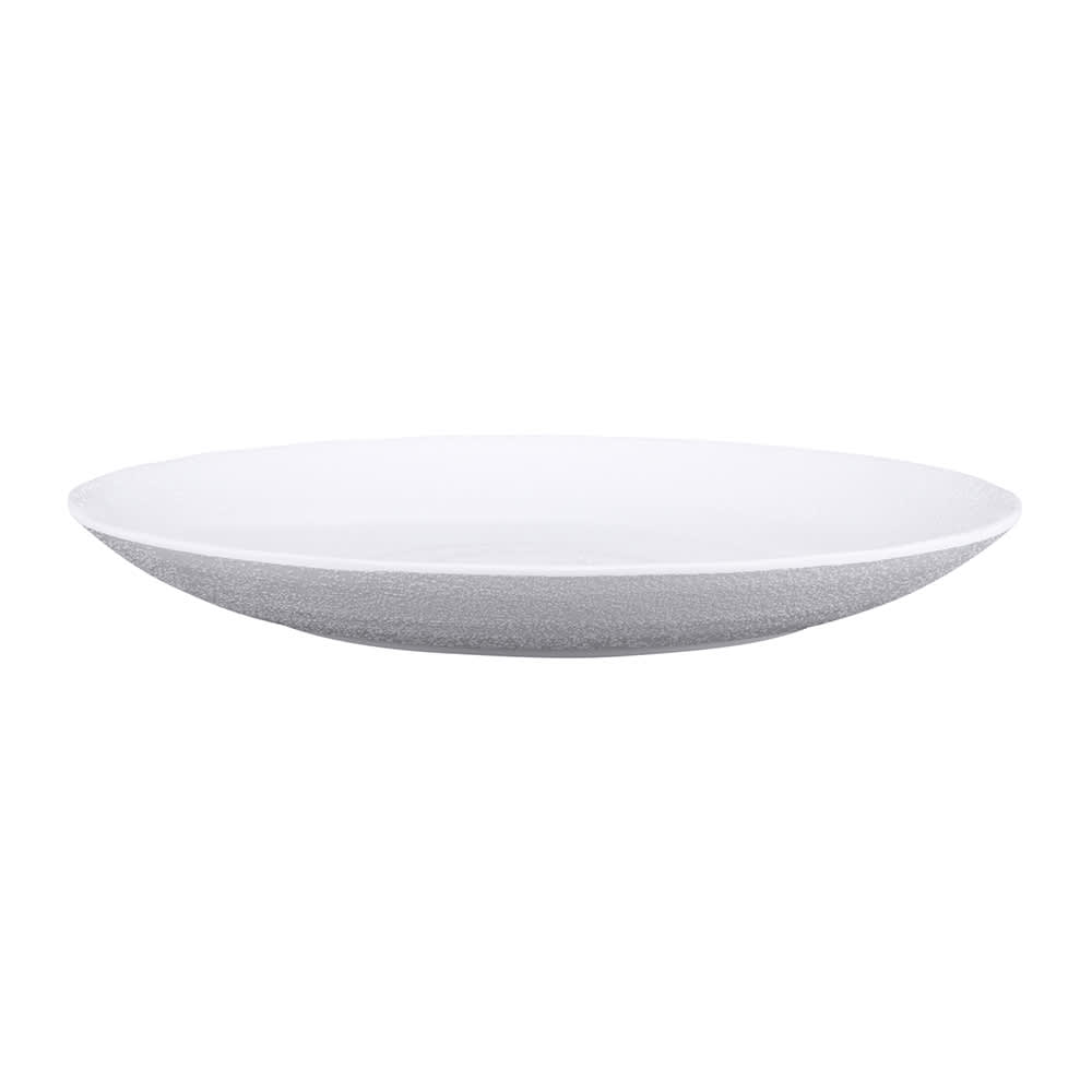 Elite Global Solutions 8 1/2" Round Melamine Salad Plate, White (JW7008-W)