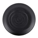 Elite Global Solutions 10" Round Melamine Dinner Plate, Black (JW7010-B) thumbnail 2