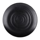 Elite Global Solutions 11" Round Melamine Dinner Plate, Black (JW7011-B) thumbnail 2
