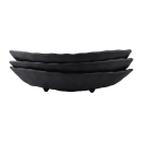 Elite Global Solutions 12" Triangular Zen Platter- Melamine, Black (JW7012-B) thumbnail 7