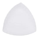 Elite Global Solutions 12" Triangular Zen Platter - Melamine, White (JW7012-W) thumbnail 2
