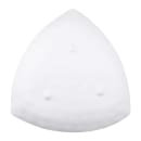 Elite Global Solutions 12" Triangular Zen Platter - Melamine, White (JW7012-W) thumbnail 4