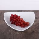 Elite Global Solutions 12" Triangular Zen Platter - Melamine, White (JW7012-W) thumbnail 6