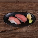 Elite Global Solutions 7 1/4" x 4 1/2" Oval Melamine Salad Plate - Black (JW7307-B) thumbnail 6