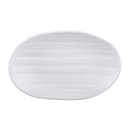 Elite Global Solutions 7 1/4" x 4 1/2" Oval Melamine Salad Plate - White (JW7307-W) thumbnail 2