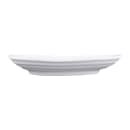 Elite Global Solutions 7 1/4" x 4 1/2" Oval Melamine Salad Plate - White (JW7307-W) thumbnail 3