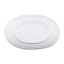 Elite Global Solutions 7 1/4" x 4 1/2" Oval Melamine Salad Plate - White (JW7307-W) thumbnail 4