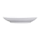Elite Global Solutions 8" x 5 1/8" Oval Melamine Salad Plate - White (JW7308-W) thumbnail 3