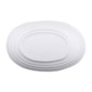 Elite Global Solutions 9" x 5 3/4" Oval Melamine Dinner Plate - White (JW7309-W) thumbnail 4