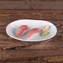 Elite Global Solutions 9" x 5 3/4" Oval Melamine Dinner Plate - White (JW7309-W) thumbnail 6