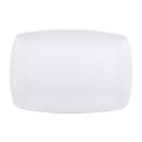 Elite Global Solutions 12 1/4" x 8 1/2" Rectangular Zen Platter - Melamine, White (JW7312-W) thumbnail 2
