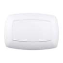 Elite Global Solutions 12 1/4" x 8 1/2" Rectangular Zen Platter - Melamine, White (JW7312-W) thumbnail 4