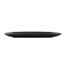 Elite Global Solutions 15" x 11 3/8" Rectangular Zen Platter - Melamine, Black (JW7315-B) thumbnail 3