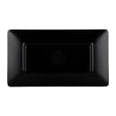 Elite Global Solutions Rectangular Melamine Dinner Plate - 9" x 5", Ebony/Sand (JW952T-ES) thumbnail 4
