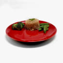 Elite Global Solutions 9" Round Melamine Dinner Plate, Black/Red (JW99R2T-BR) thumbnail 7