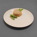 Elite Global Solutions 9" Round Melamine Dinner Plate, Ebony/Sand (JW99R2T-ES) thumbnail 7