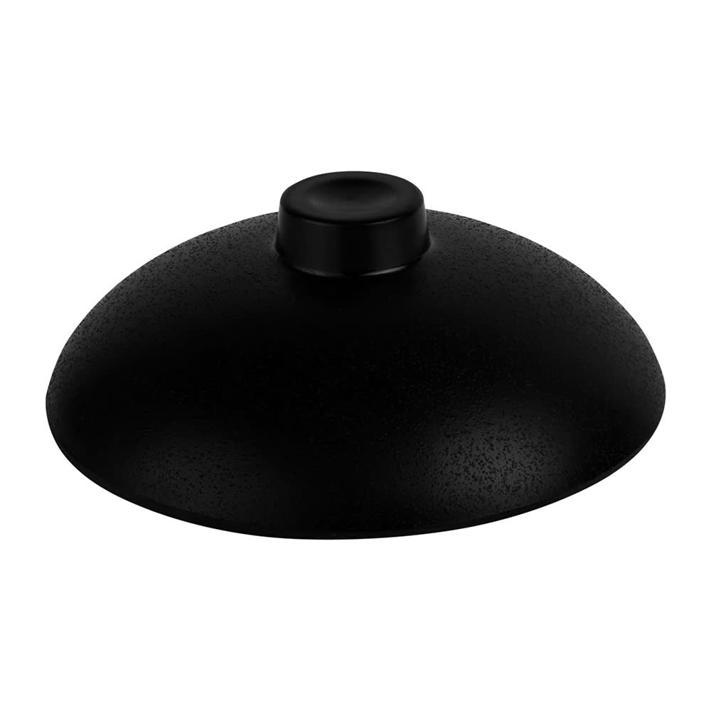 Elite Global Solutions 3 3/4" Round Melamine Lid for JW4004 Soup Bowl, Black (JWC4004-B)