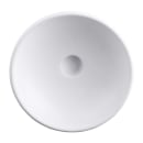 Elite Global Solutions 3 3/4" Round Melamine Lid for JW4004 Soup Bowl, White (JWC4004-W) thumbnail 2