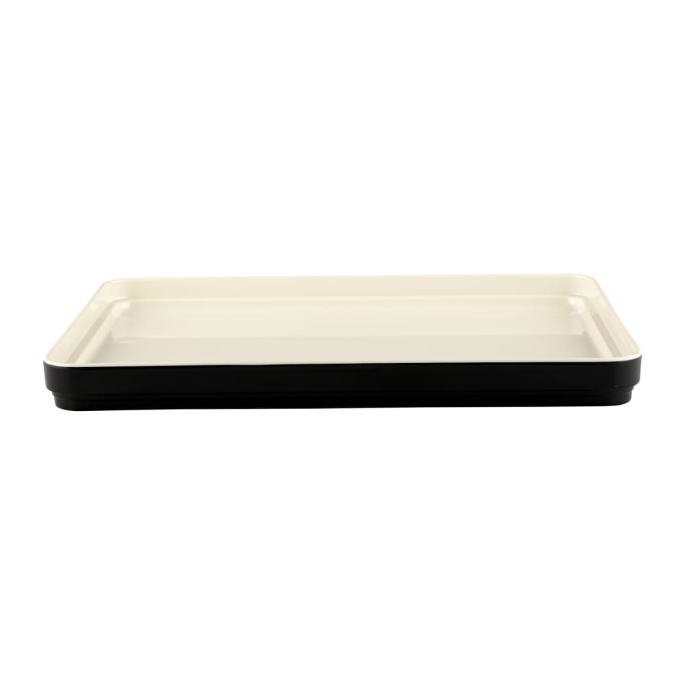 Elite Global Solutions Lid for Karma Bento Box - 11 1/4" x 8 3/4", Melamine, Ebony/Sand (JWL11852T-ES)