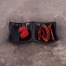 Elite Global Solutions 5 5/8" x 3 3/8" Rectangular Zen Tray - Melamine, Black (JWT58-B) thumbnail 7