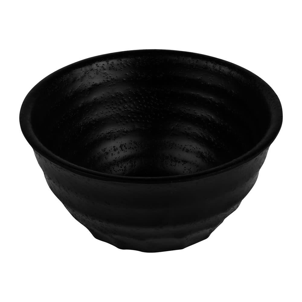 Elite Global Solutions 4 oz Round Melamine Bowl, Black (JWT61-B)
