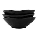 Elite Global Solutions 7 oz Round Melamine Bowl, Black (JWT65-B) thumbnail 6