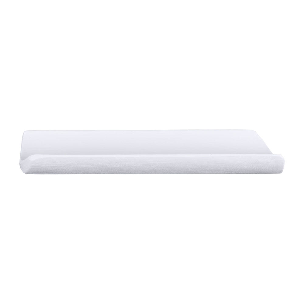 Elite Global Solutions 6 3/4" x 1 3/4" Rectangular Zen Towel Plate - Melamine, White (JWTR07-W)