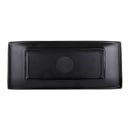 Elite Global Solutions 9" x 3 3/4" Rectangular Zen Tray - Melamine, Black (JWTR19-B) thumbnail 4