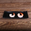 Elite Global Solutions 9" x 3 3/4" Rectangular Zen Tray - Melamine, Black (JWTR19-B) thumbnail 7